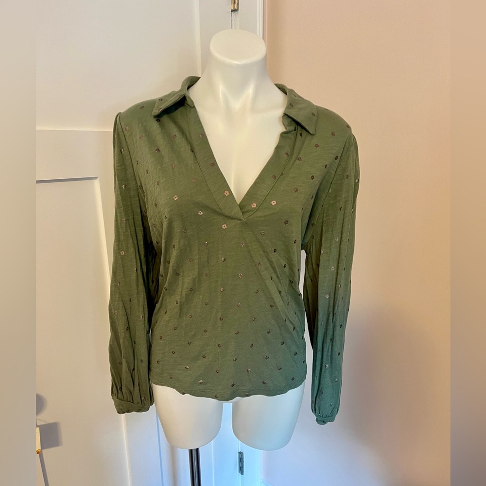 Boden Olive Button Down Shirt